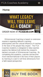 Mobile Screenshot of fcacoachesacademy.com